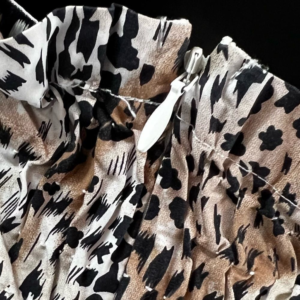 Sea New York Lana Animal Print Smocked Dress - Picture 8 of 13